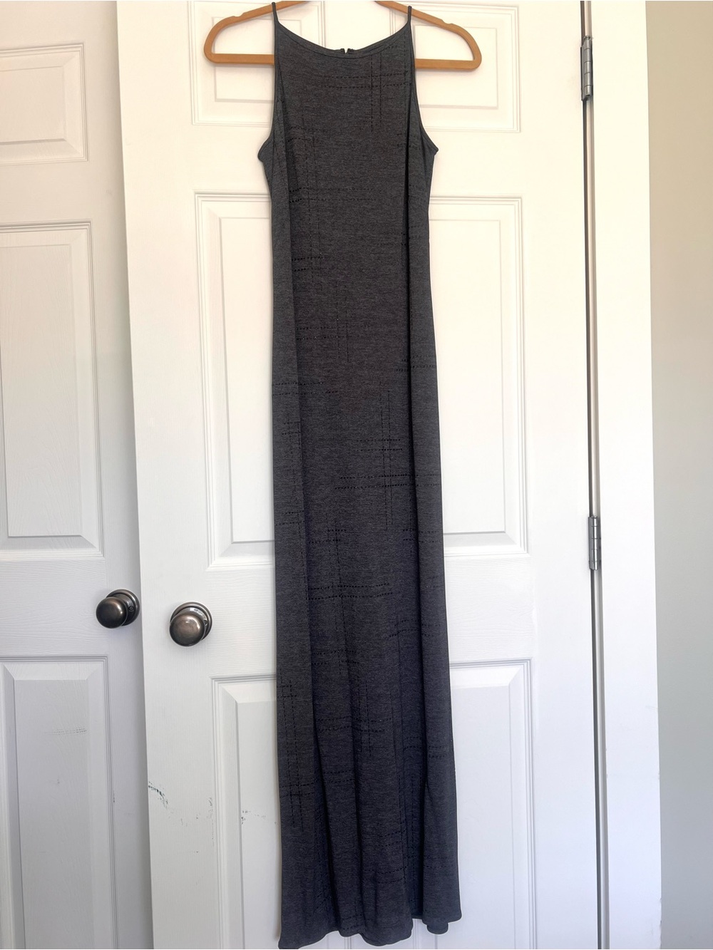 Elegant Gray Maxi Dress - Phoebe